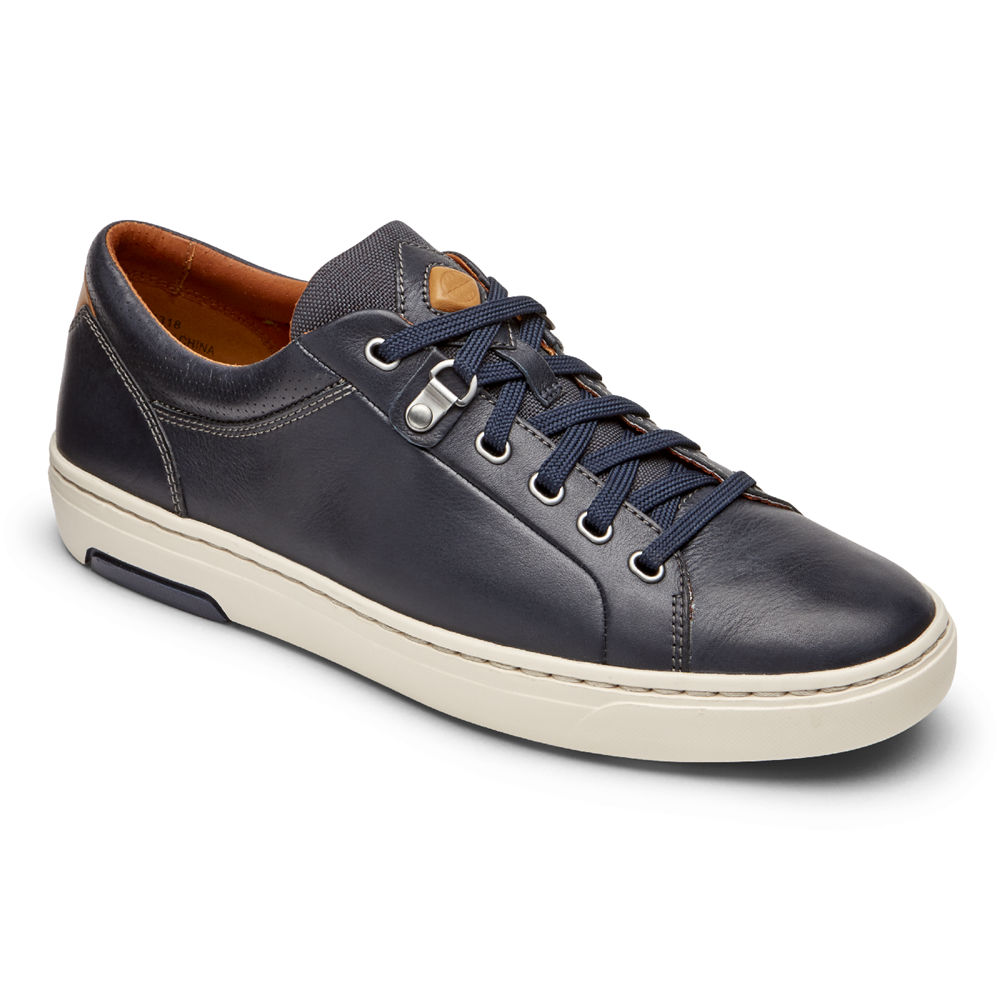 Rockport Sneakers Herr Blå - Lets Walk Cupsole Lace-To-Toe - SLUYW4526